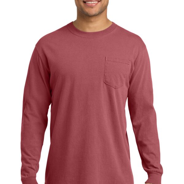 Heavyweight Ring Spun Long Sleeve Pocket Tee Thumbnail